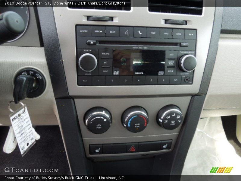 Stone White / Dark Khaki/Light Graystone 2010 Dodge Avenger R/T