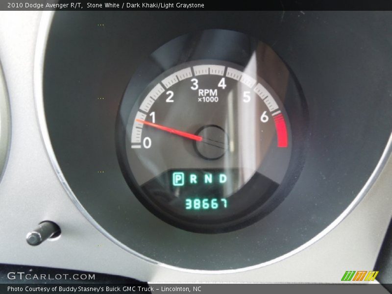 Stone White / Dark Khaki/Light Graystone 2010 Dodge Avenger R/T