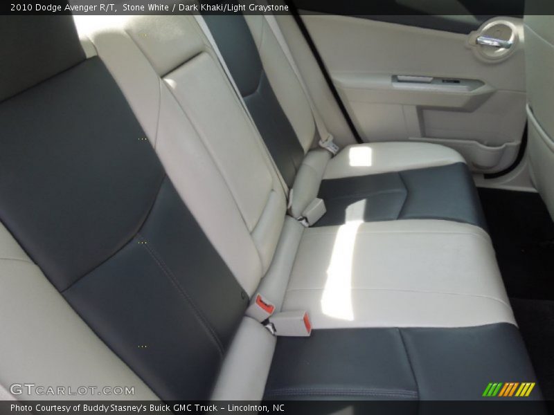 Stone White / Dark Khaki/Light Graystone 2010 Dodge Avenger R/T
