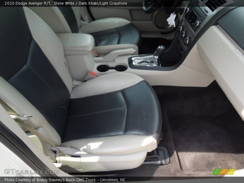 Stone White / Dark Khaki/Light Graystone 2010 Dodge Avenger R/T