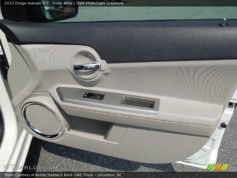 Stone White / Dark Khaki/Light Graystone 2010 Dodge Avenger R/T