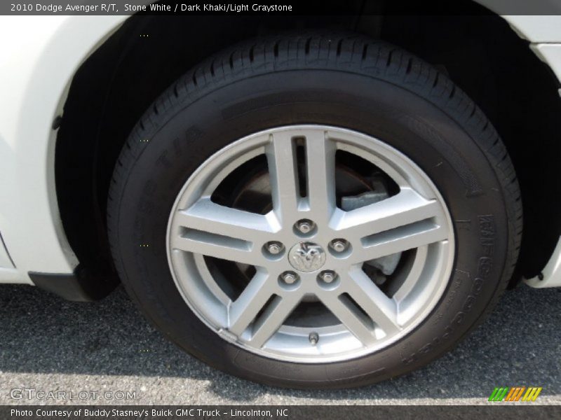 Stone White / Dark Khaki/Light Graystone 2010 Dodge Avenger R/T