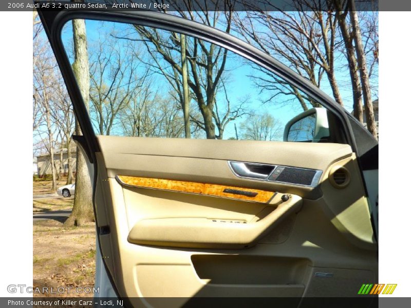 Arctic White / Beige 2006 Audi A6 3.2 quattro Sedan