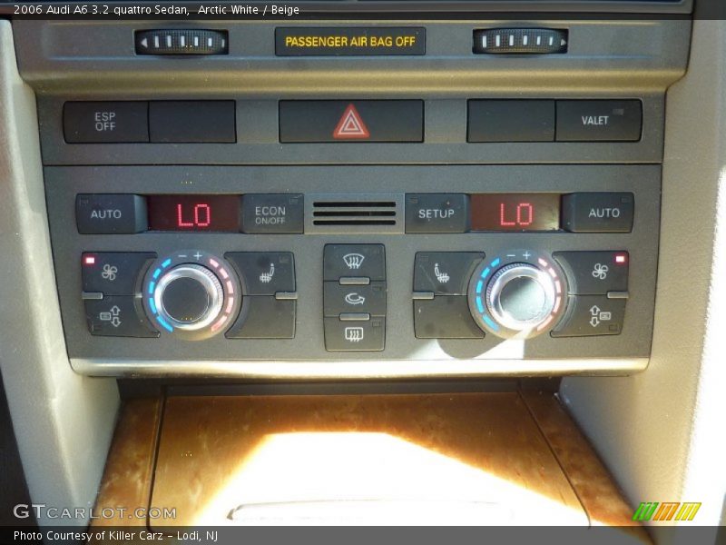 Arctic White / Beige 2006 Audi A6 3.2 quattro Sedan
