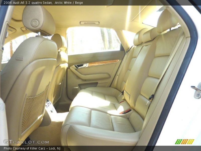 Arctic White / Beige 2006 Audi A6 3.2 quattro Sedan