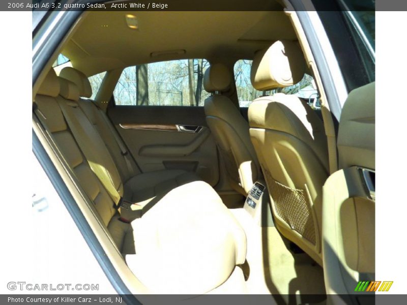 Arctic White / Beige 2006 Audi A6 3.2 quattro Sedan