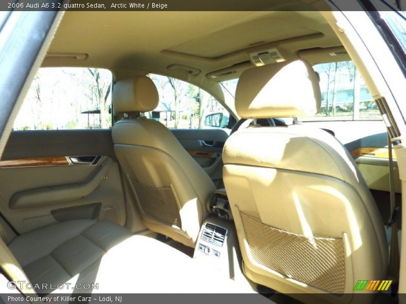 Arctic White / Beige 2006 Audi A6 3.2 quattro Sedan