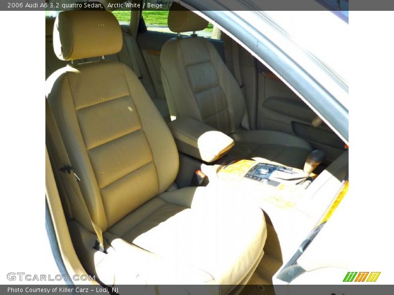 Arctic White / Beige 2006 Audi A6 3.2 quattro Sedan