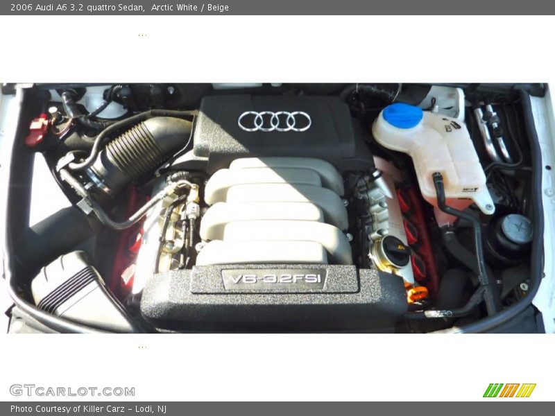Arctic White / Beige 2006 Audi A6 3.2 quattro Sedan