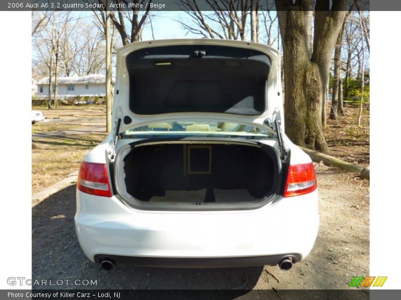 Arctic White / Beige 2006 Audi A6 3.2 quattro Sedan
