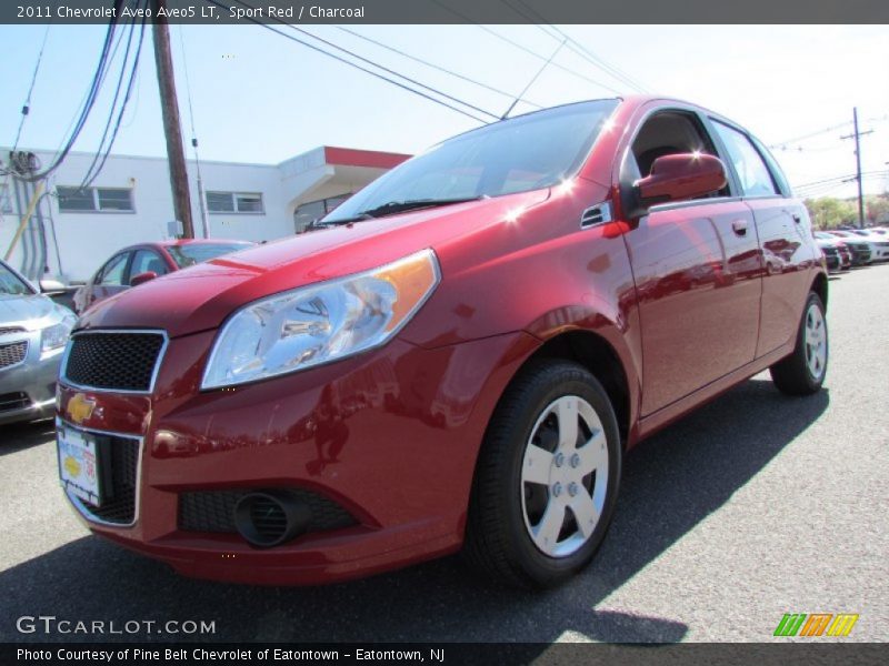 Sport Red / Charcoal 2011 Chevrolet Aveo Aveo5 LT