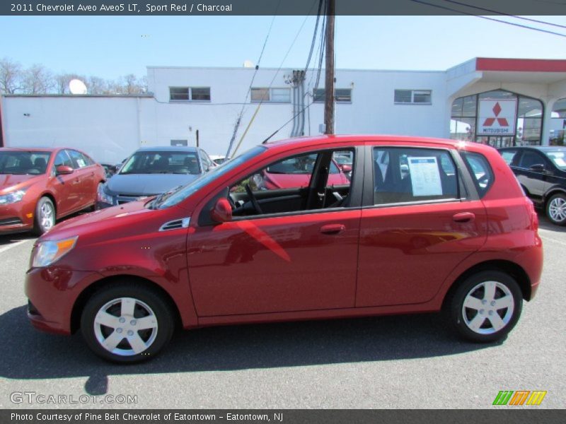 Sport Red / Charcoal 2011 Chevrolet Aveo Aveo5 LT