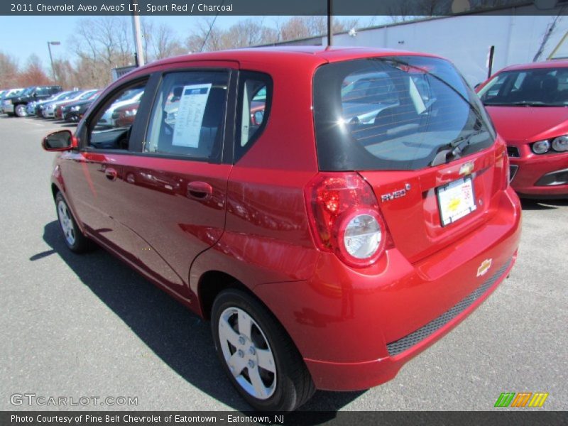 Sport Red / Charcoal 2011 Chevrolet Aveo Aveo5 LT