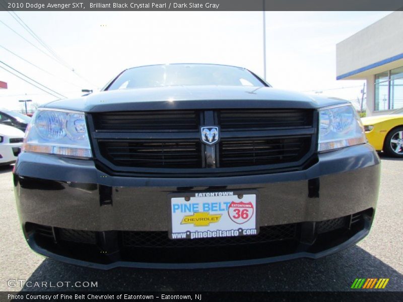 Brilliant Black Crystal Pearl / Dark Slate Gray 2010 Dodge Avenger SXT