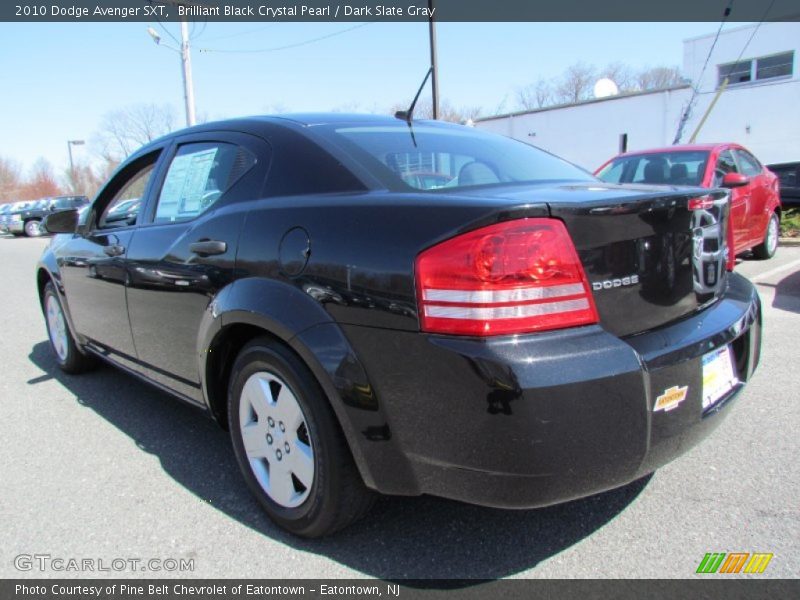 Brilliant Black Crystal Pearl / Dark Slate Gray 2010 Dodge Avenger SXT