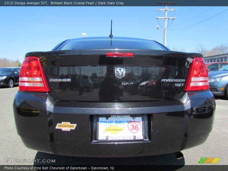 Brilliant Black Crystal Pearl / Dark Slate Gray 2010 Dodge Avenger SXT