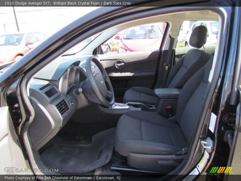 Brilliant Black Crystal Pearl / Dark Slate Gray 2010 Dodge Avenger SXT