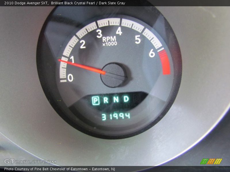 Brilliant Black Crystal Pearl / Dark Slate Gray 2010 Dodge Avenger SXT