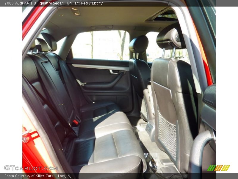 Brilliant Red / Ebony 2005 Audi A4 1.8T quattro Sedan