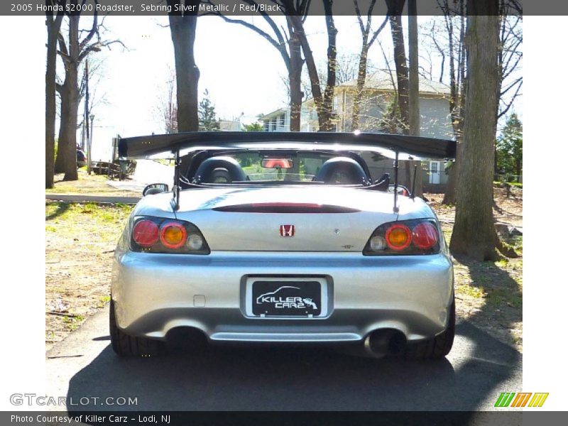 Sebring Silver Metallic / Red/Black 2005 Honda S2000 Roadster