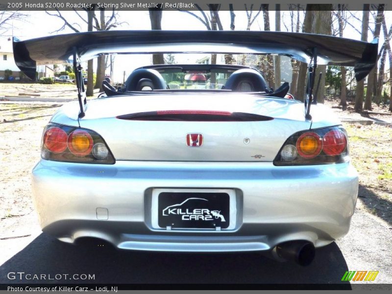 Sebring Silver Metallic / Red/Black 2005 Honda S2000 Roadster