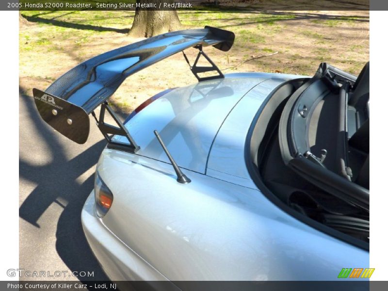 Sebring Silver Metallic / Red/Black 2005 Honda S2000 Roadster