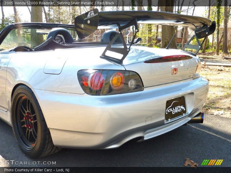 Sebring Silver Metallic / Red/Black 2005 Honda S2000 Roadster