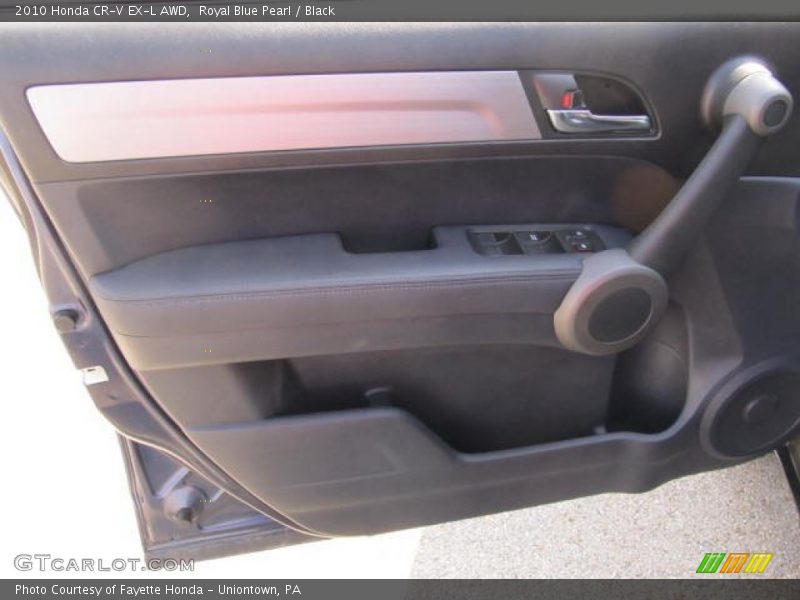 Royal Blue Pearl / Black 2010 Honda CR-V EX-L AWD
