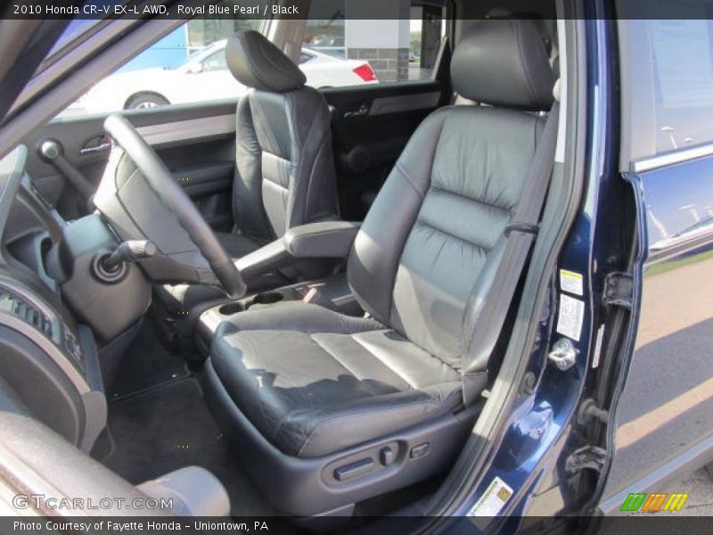 Royal Blue Pearl / Black 2010 Honda CR-V EX-L AWD