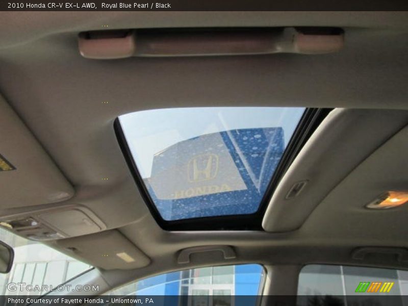 Royal Blue Pearl / Black 2010 Honda CR-V EX-L AWD