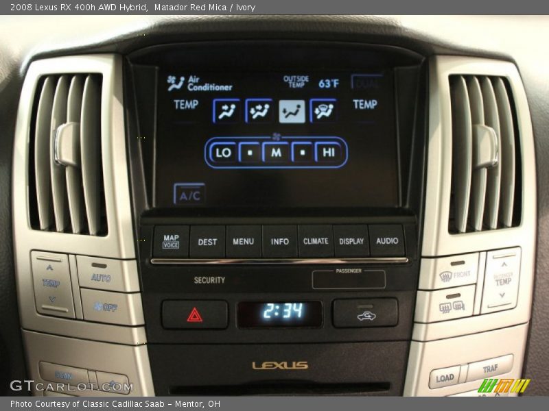 Matador Red Mica / Ivory 2008 Lexus RX 400h AWD Hybrid
