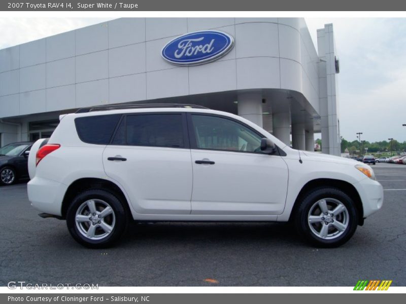 Super White / Taupe 2007 Toyota RAV4 I4