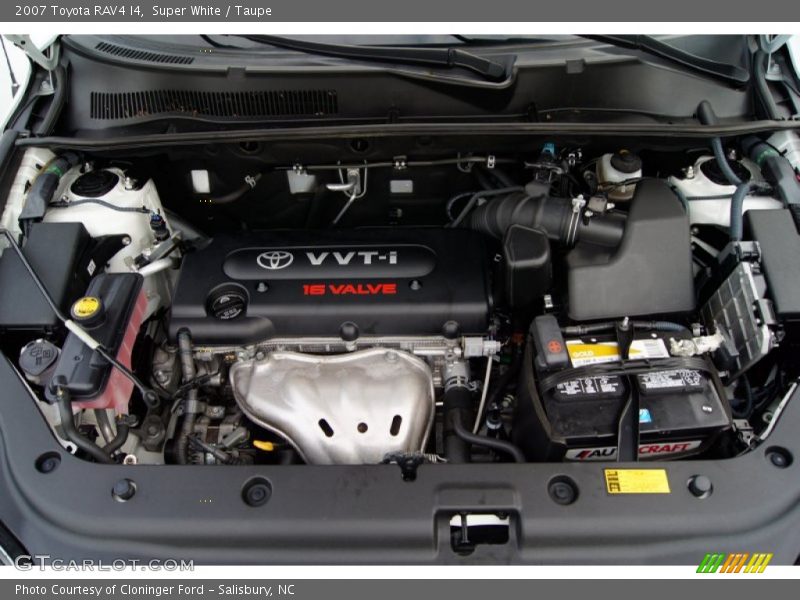  2007 RAV4 I4 Engine - 2.4 Liter DOHC 16-Valve VVT-i 4 Cylinder