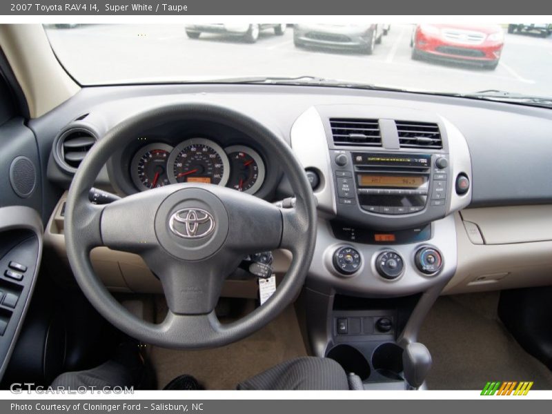 Dashboard of 2007 RAV4 I4