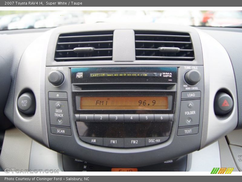 Controls of 2007 RAV4 I4