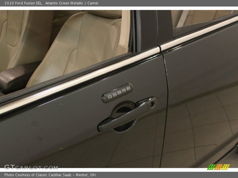 Atlantis Green Metallic / Camel 2010 Ford Fusion SEL