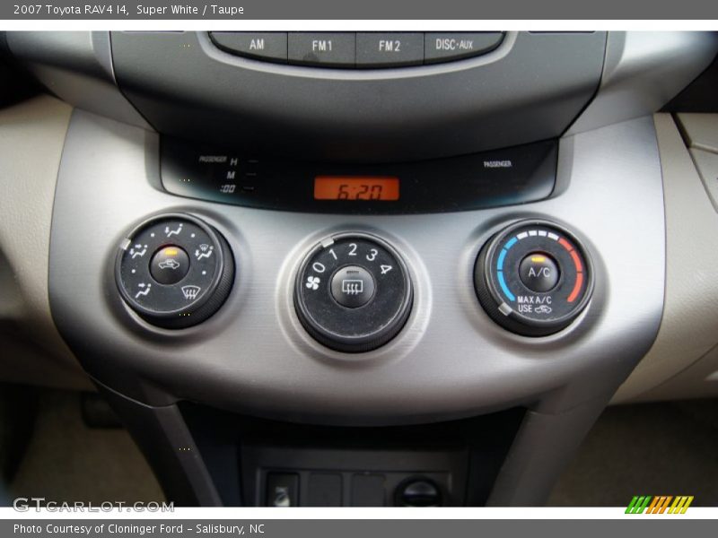 Controls of 2007 RAV4 I4