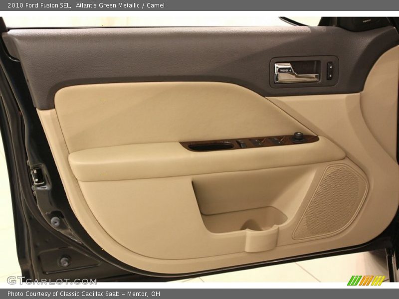 Atlantis Green Metallic / Camel 2010 Ford Fusion SEL