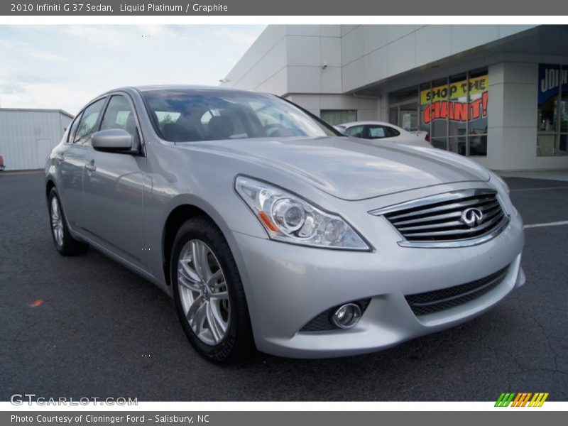 Liquid Platinum / Graphite 2010 Infiniti G 37 Sedan