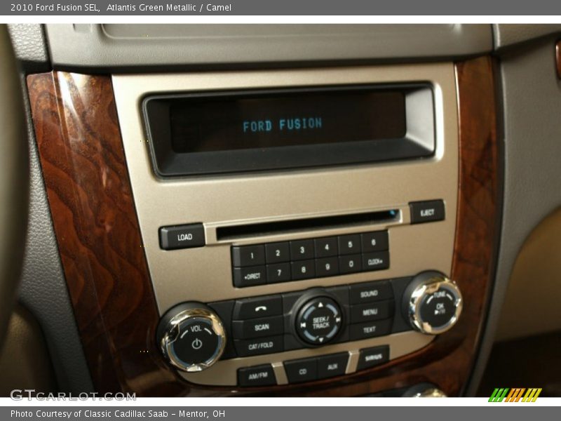Atlantis Green Metallic / Camel 2010 Ford Fusion SEL