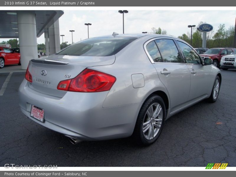 Liquid Platinum / Graphite 2010 Infiniti G 37 Sedan
