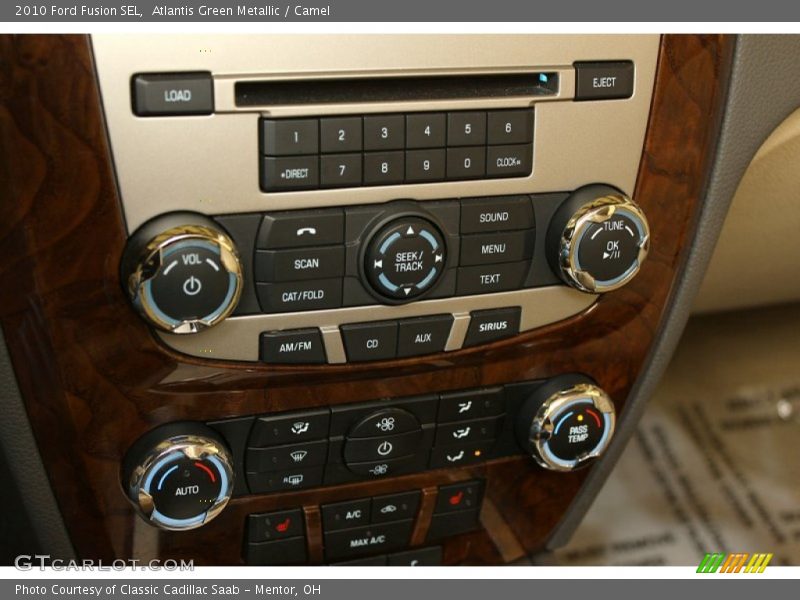 Atlantis Green Metallic / Camel 2010 Ford Fusion SEL