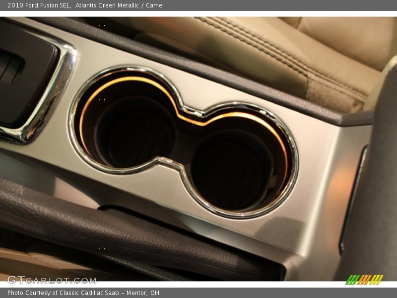 Atlantis Green Metallic / Camel 2010 Ford Fusion SEL