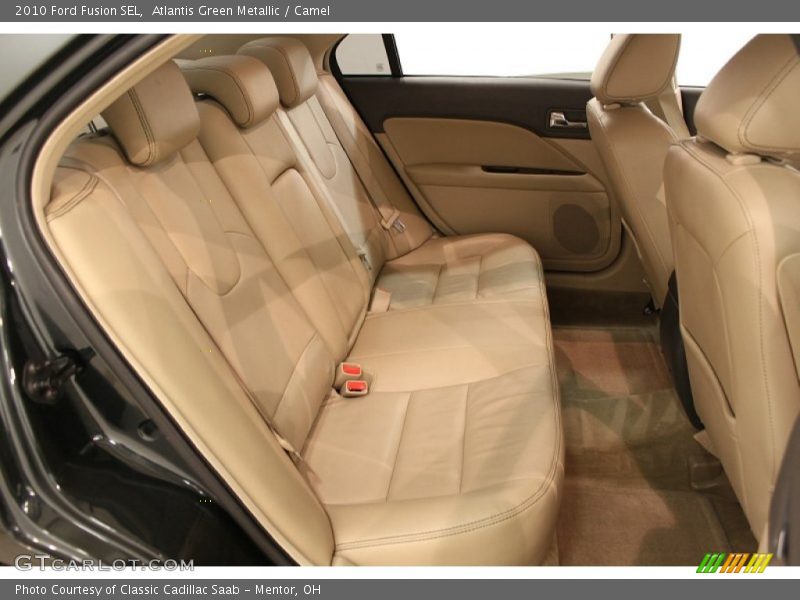 Atlantis Green Metallic / Camel 2010 Ford Fusion SEL
