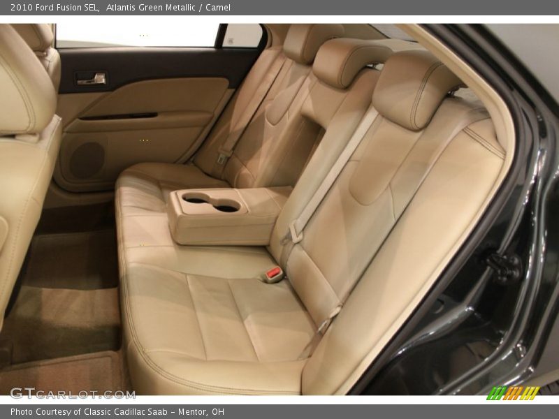 Atlantis Green Metallic / Camel 2010 Ford Fusion SEL