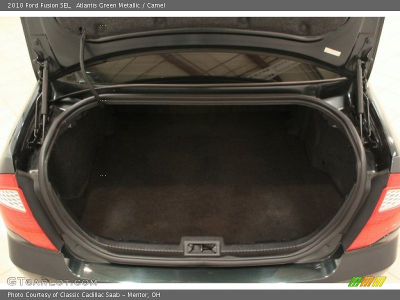 Atlantis Green Metallic / Camel 2010 Ford Fusion SEL