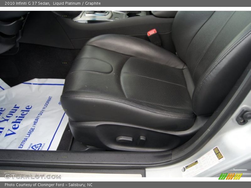 Liquid Platinum / Graphite 2010 Infiniti G 37 Sedan