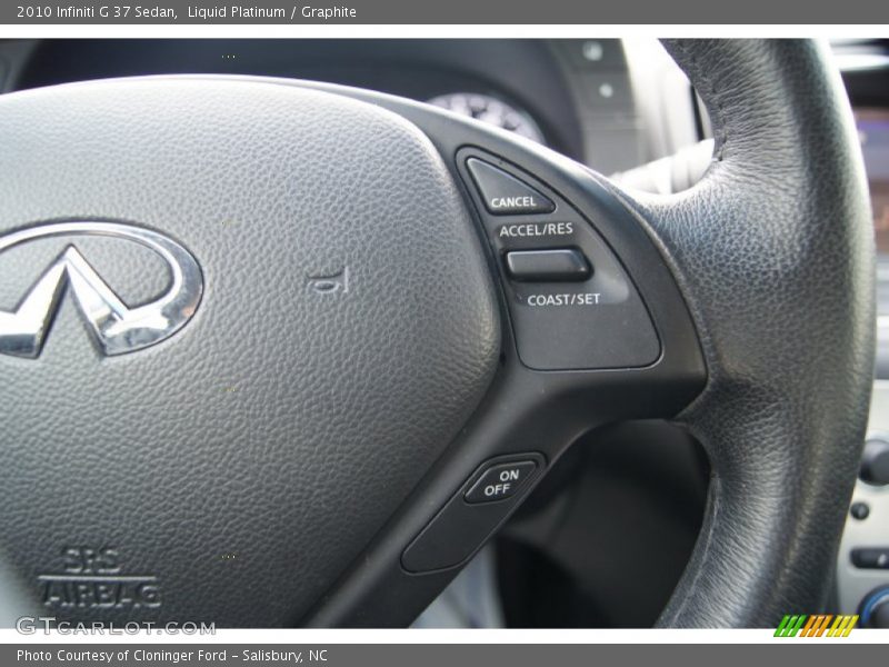 Liquid Platinum / Graphite 2010 Infiniti G 37 Sedan
