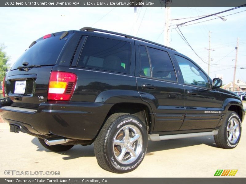 Black / Dark Slate Gray/Light Slate Gray 2002 Jeep Grand Cherokee Overland 4x4