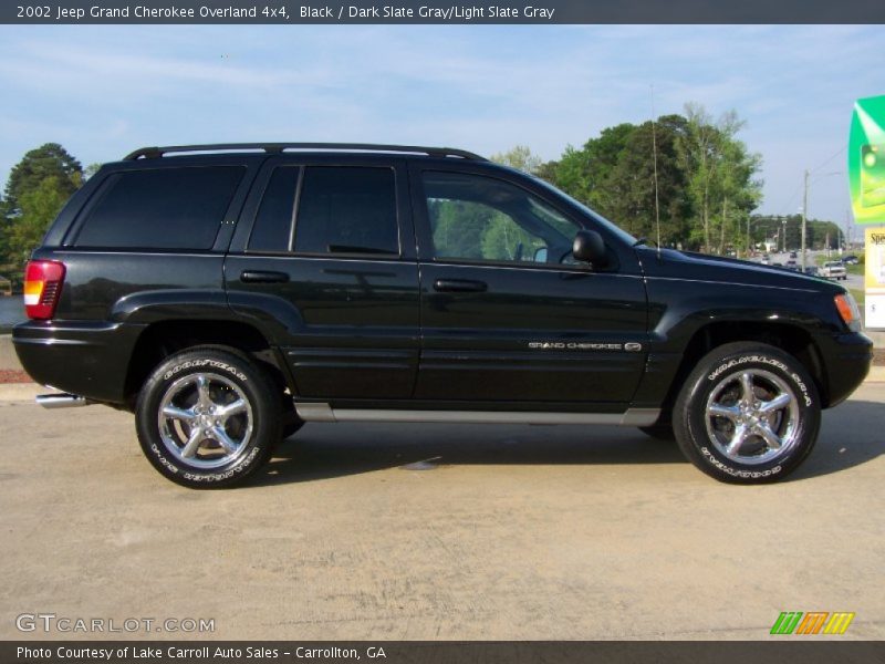 Black / Dark Slate Gray/Light Slate Gray 2002 Jeep Grand Cherokee Overland 4x4